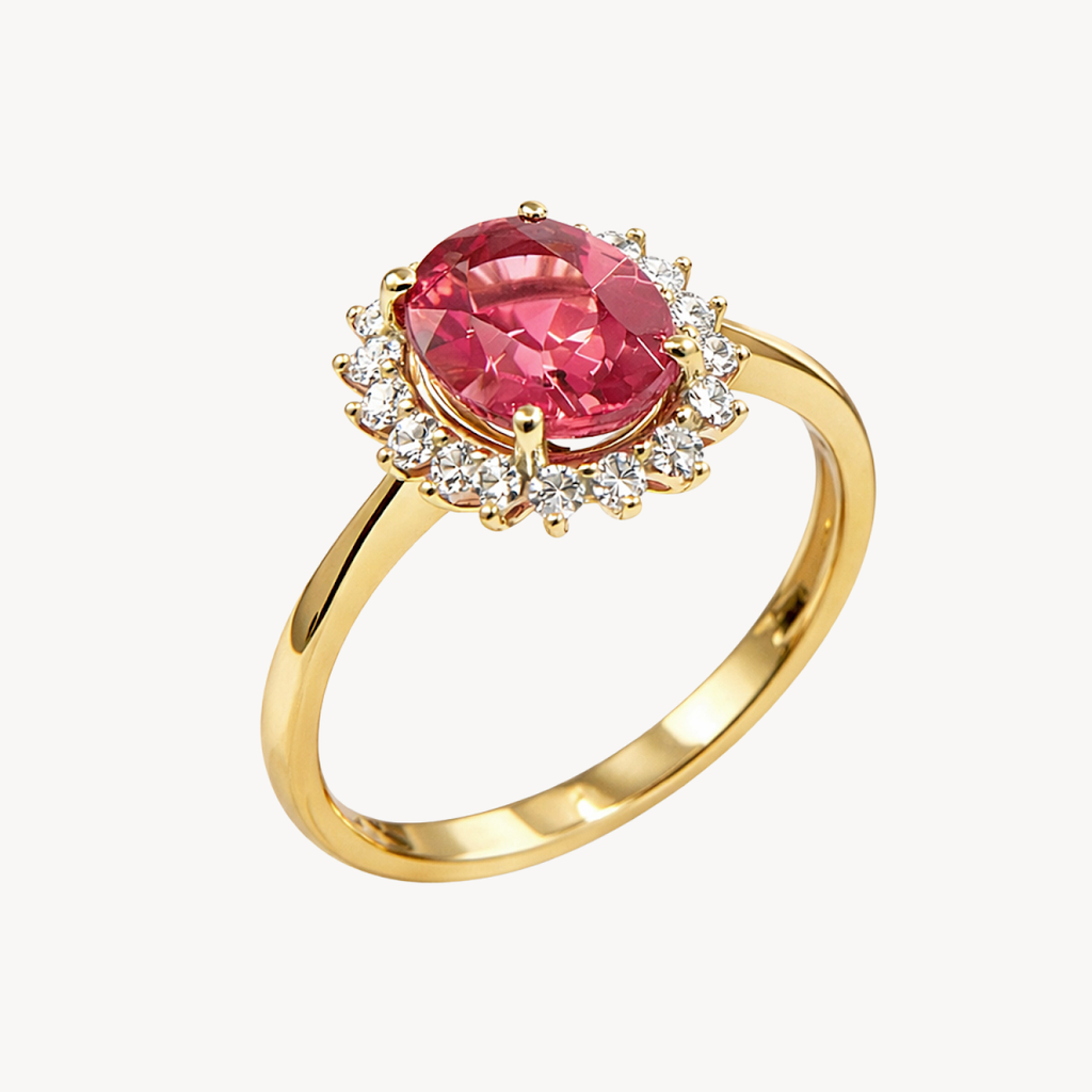 Splendid Diamond & Semi precious Ring