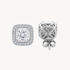 Opulent Cushion Diamond Earring