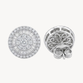 Resplendent Tanzanite Disc Earring