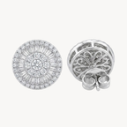 Resplendent Tanzanite Disc Earring