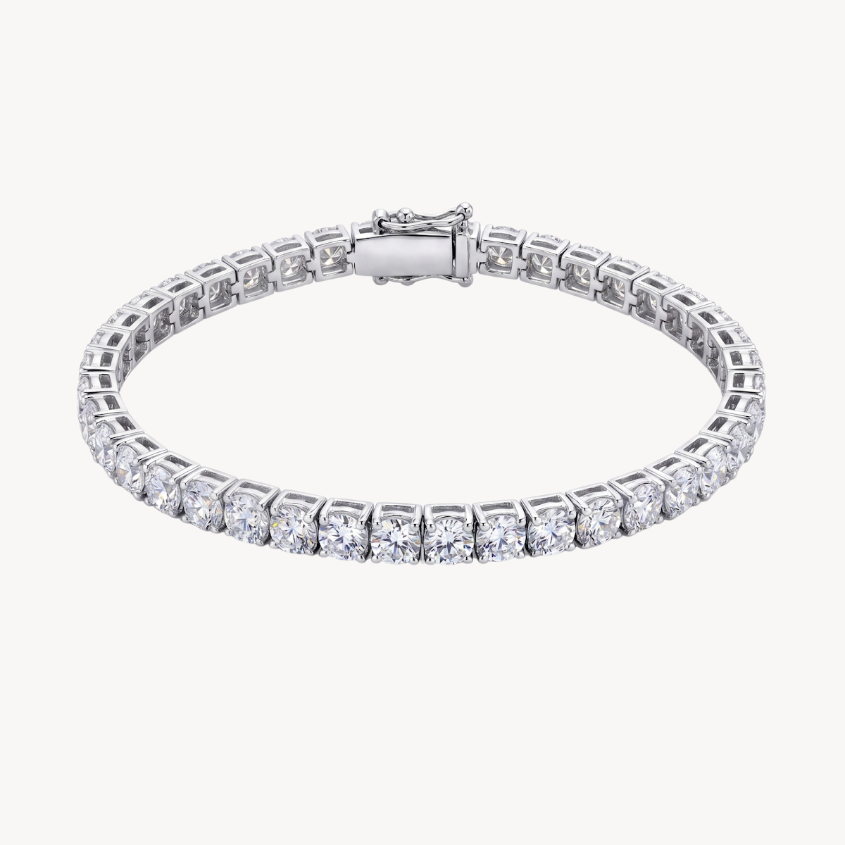 Classic Round Diamond Tennis Bracelet