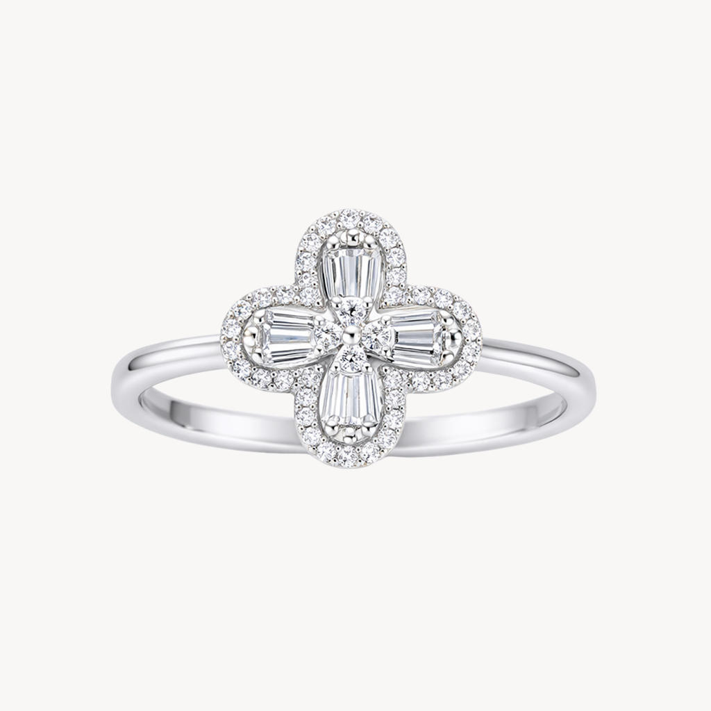 Lustrous Diamond Ring