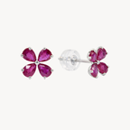 Opulent Ruby Earring
