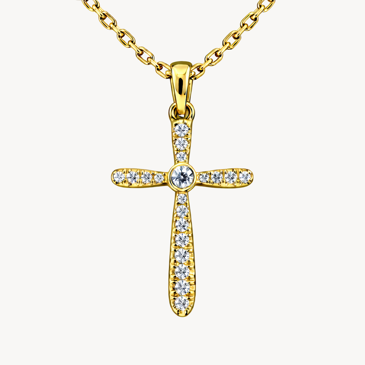 Heritage Cross Diamond Pendant
