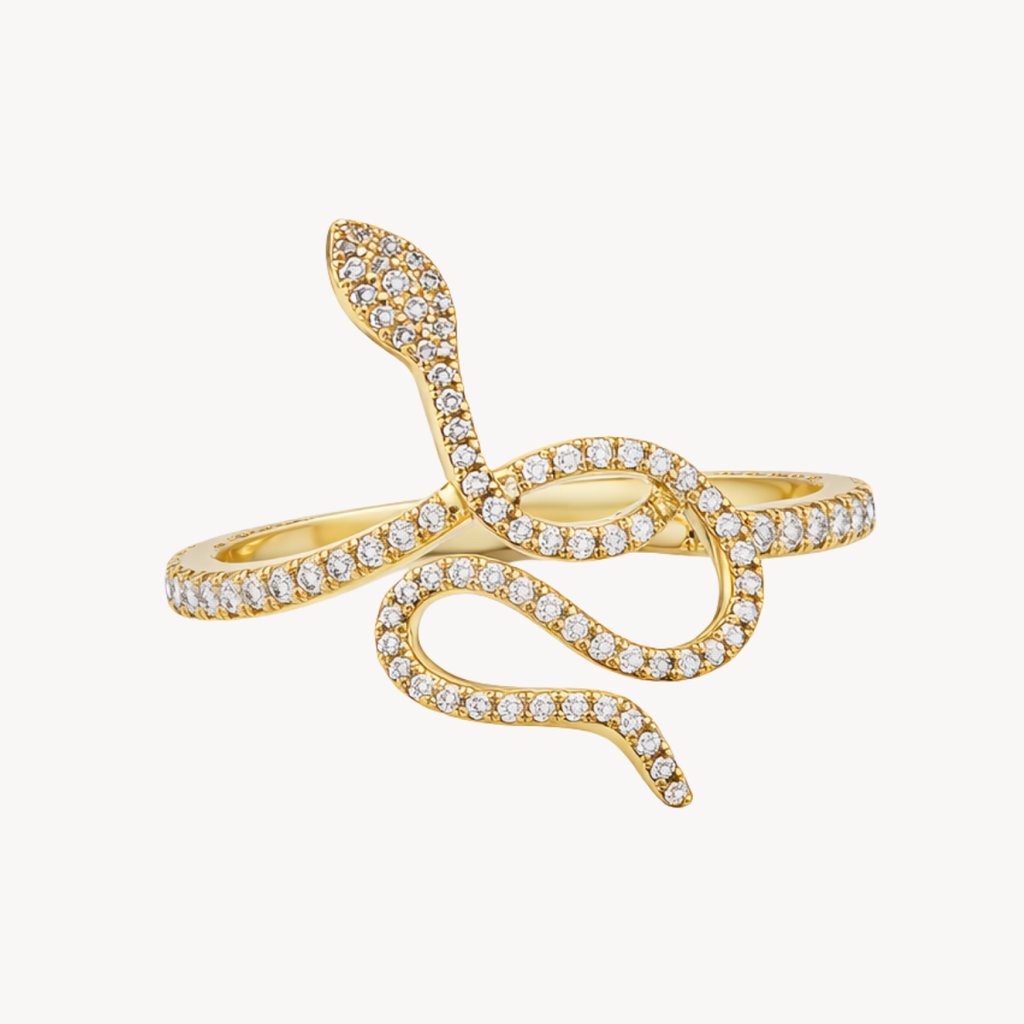 Essence Snake Diamond Ring