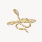 Essence Snake Diamond Ring