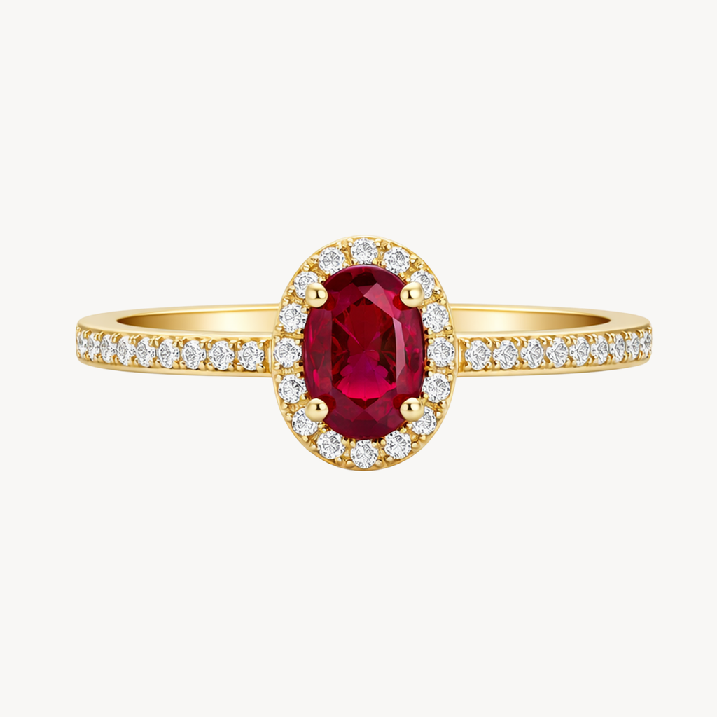 Eternal Diamond & Ruby Ring
