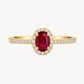 Eternal Diamond & Ruby Ring