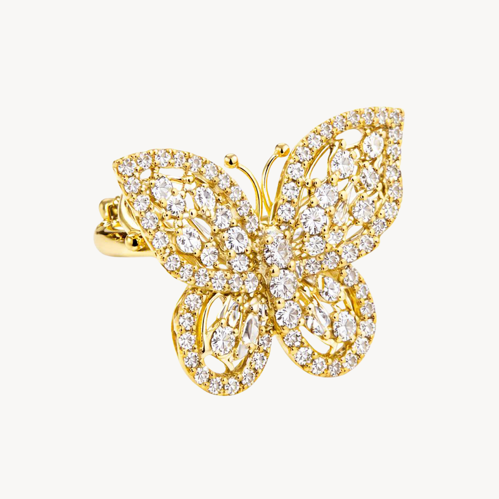 Radiant Ring Yellow Gold Diamond