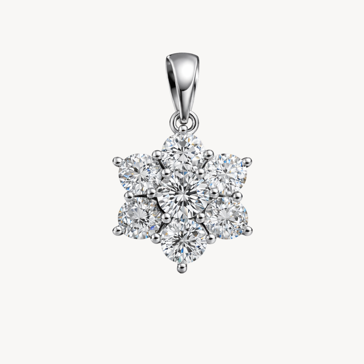 Refined Diamond Pendant
