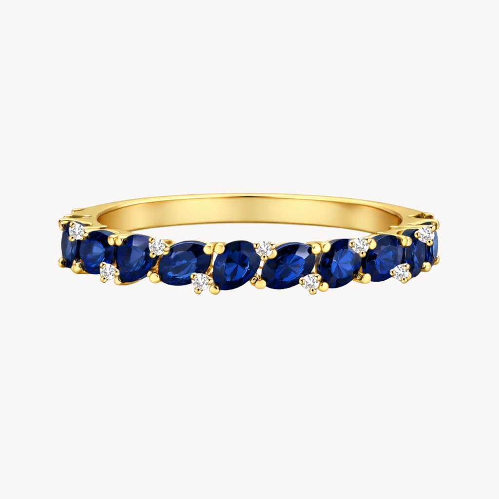 Divine Sapphire & Diamond Ring