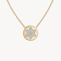 Star of David Pave Diamond Pendant