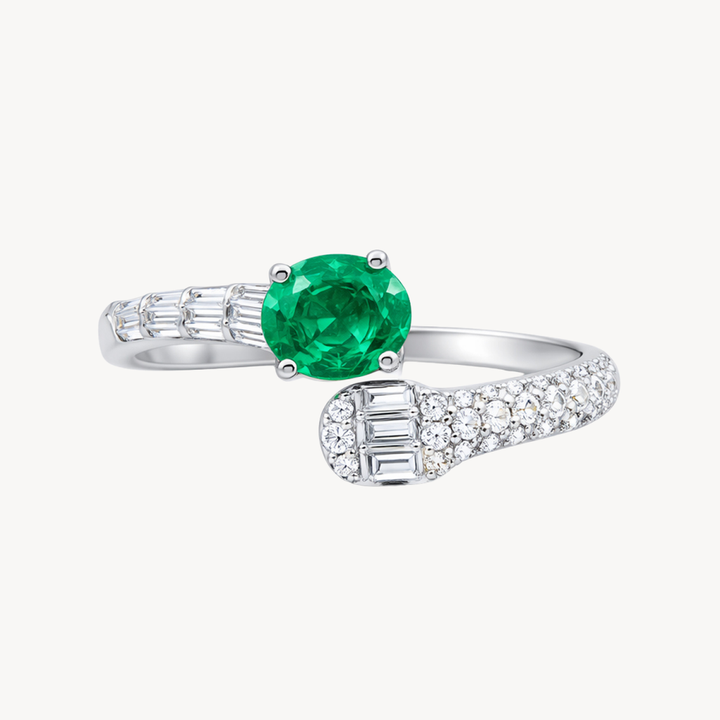 Gilded Diamond Ring