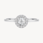 Polished Diamond Ring