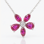 Ruby & Diamond Necklace