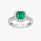 Stately Emerald Ring