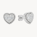Radiant Diamond Earring