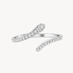 Pristine Snake Diamond Ring
