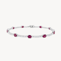 Classic Diamond & Ruby Bracelet