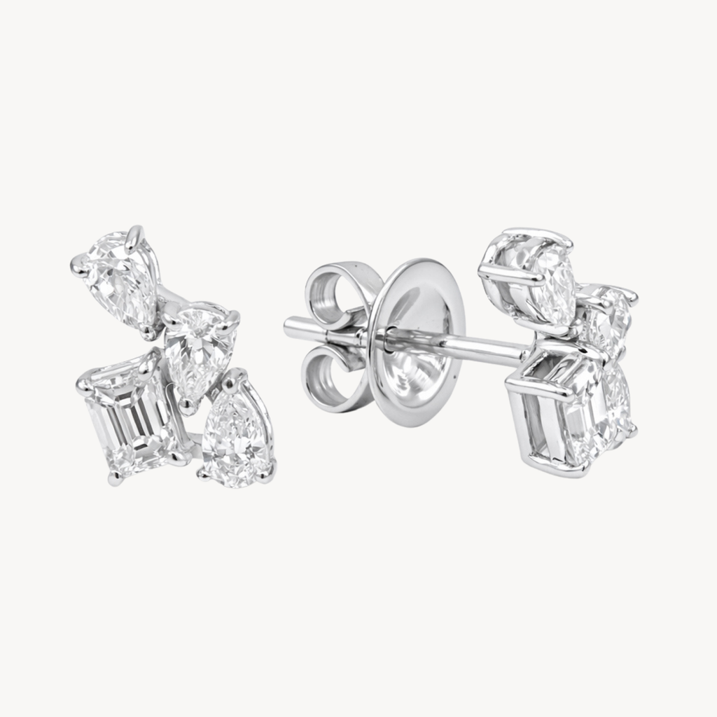 Divine Earring White Gold Diamond