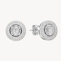 Lustrous Diamond Earring