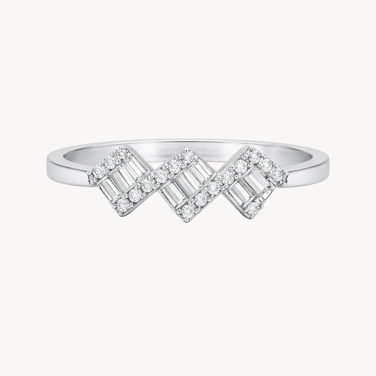 Refined Diamond Ring
