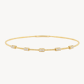 Diamond Station Flex Bangle