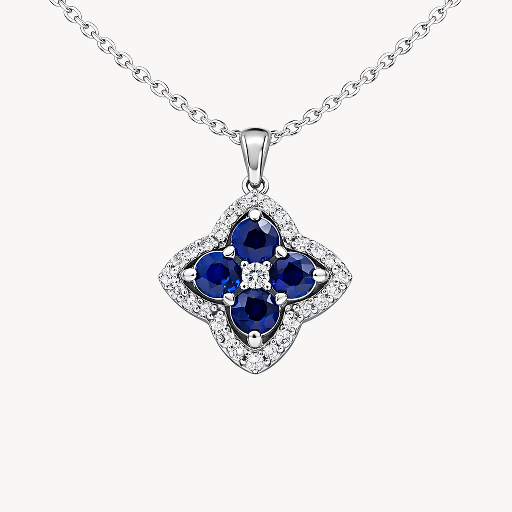 Harmony Diamond & Sapphire Pendant