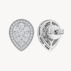 Luminous Pear Diamond Earring