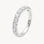 Classic Round Diamond Prong Set Band
