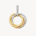 Classic Circle Diamond Pendant