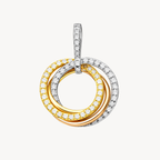 Classic Circle Diamond Pendant