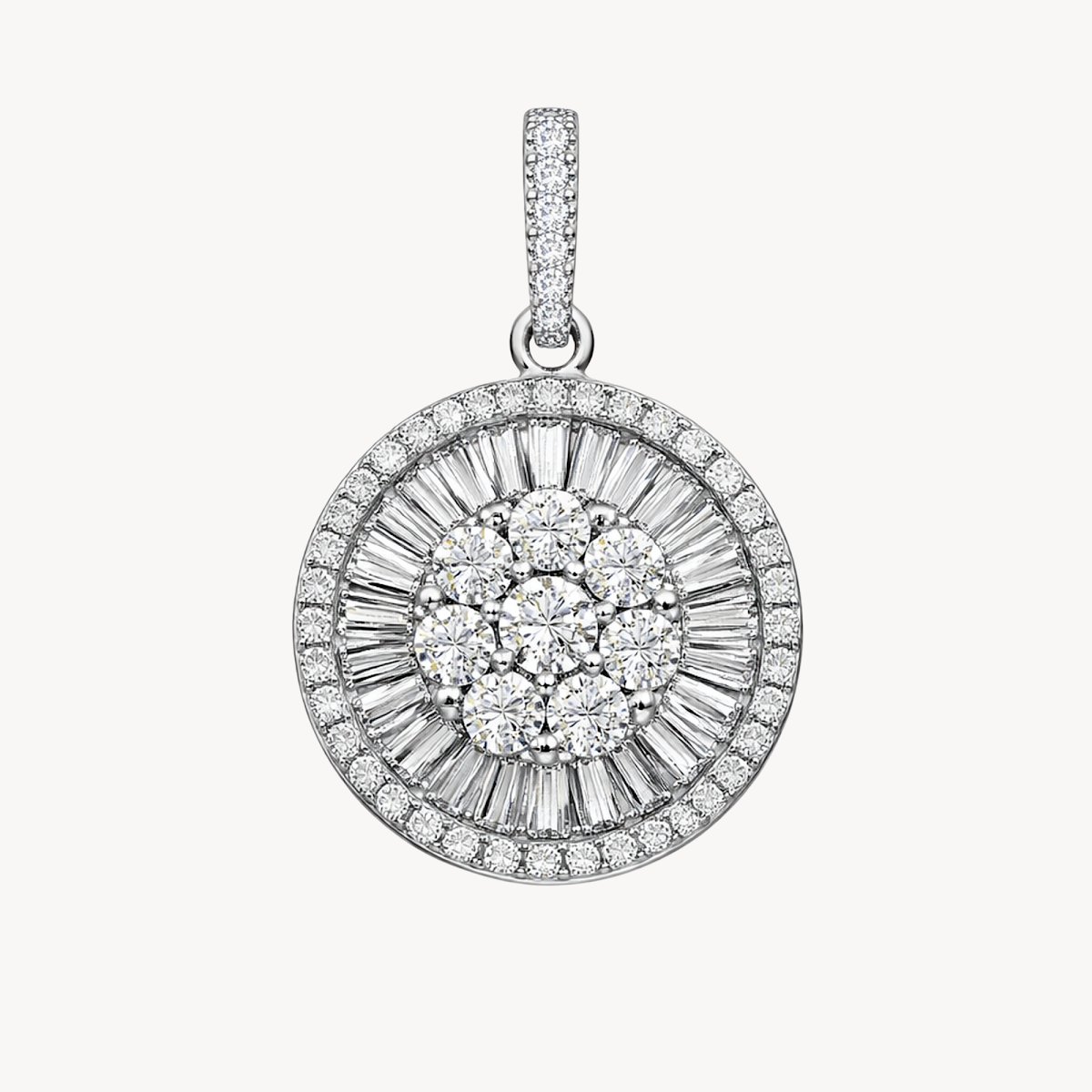 Embellished Diamond Pendant