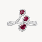 Regal Sapphire & Diamond Ring