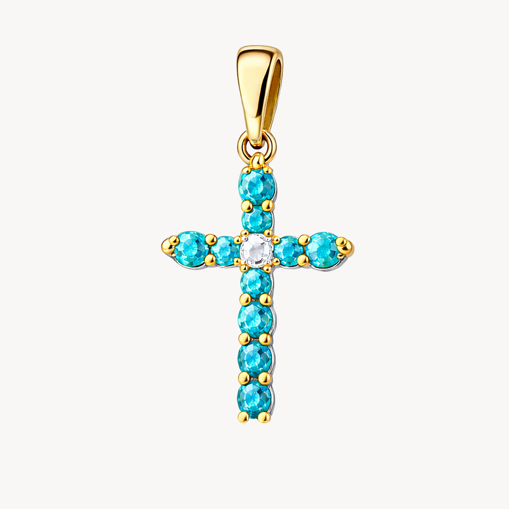 Dainty Cross Diamond Pendant