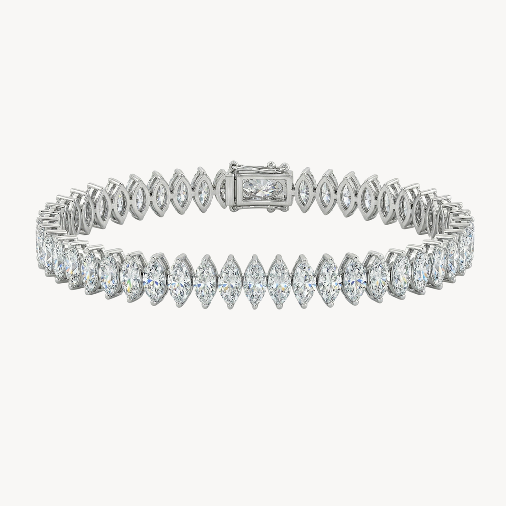 Marquise Diamond Tennis Bracelet