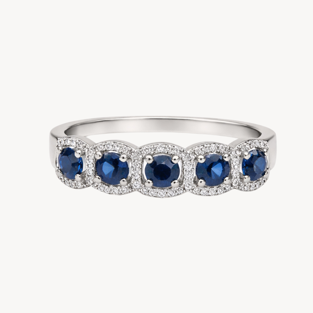 Harmony Diamond & Sapphire Ring