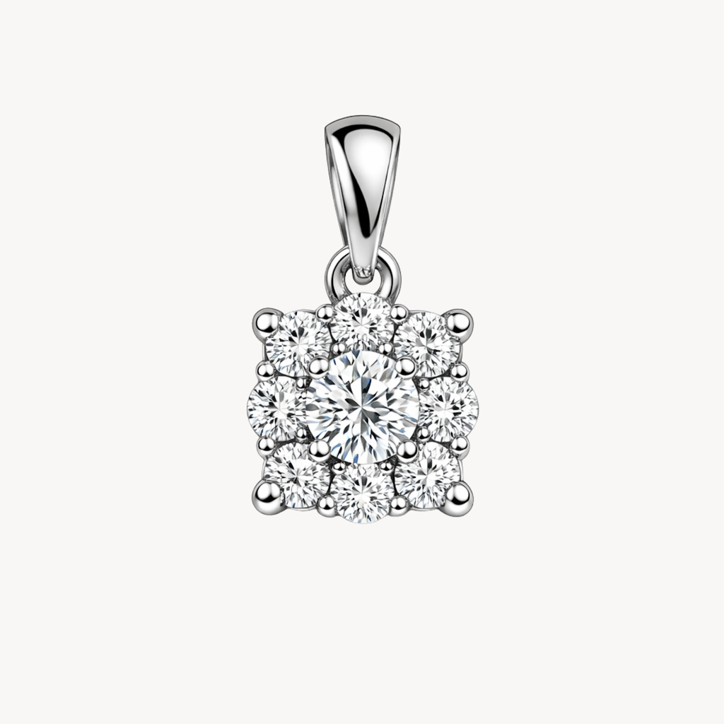 Petite Fashion Stud Diamond Pendant
