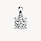 Petite Fashion Stud Diamond Pendant