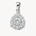 Pear Shape Diamond Pendant