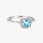Adorned Diamond & Semi precious Ring