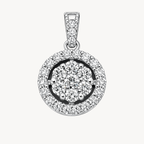 Gilded Diamond Pendant