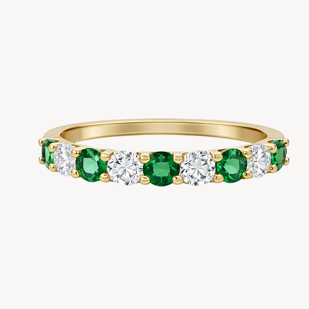 Signature Diamond & Emerald Ring
