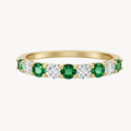Signature Diamond & Emerald Ring