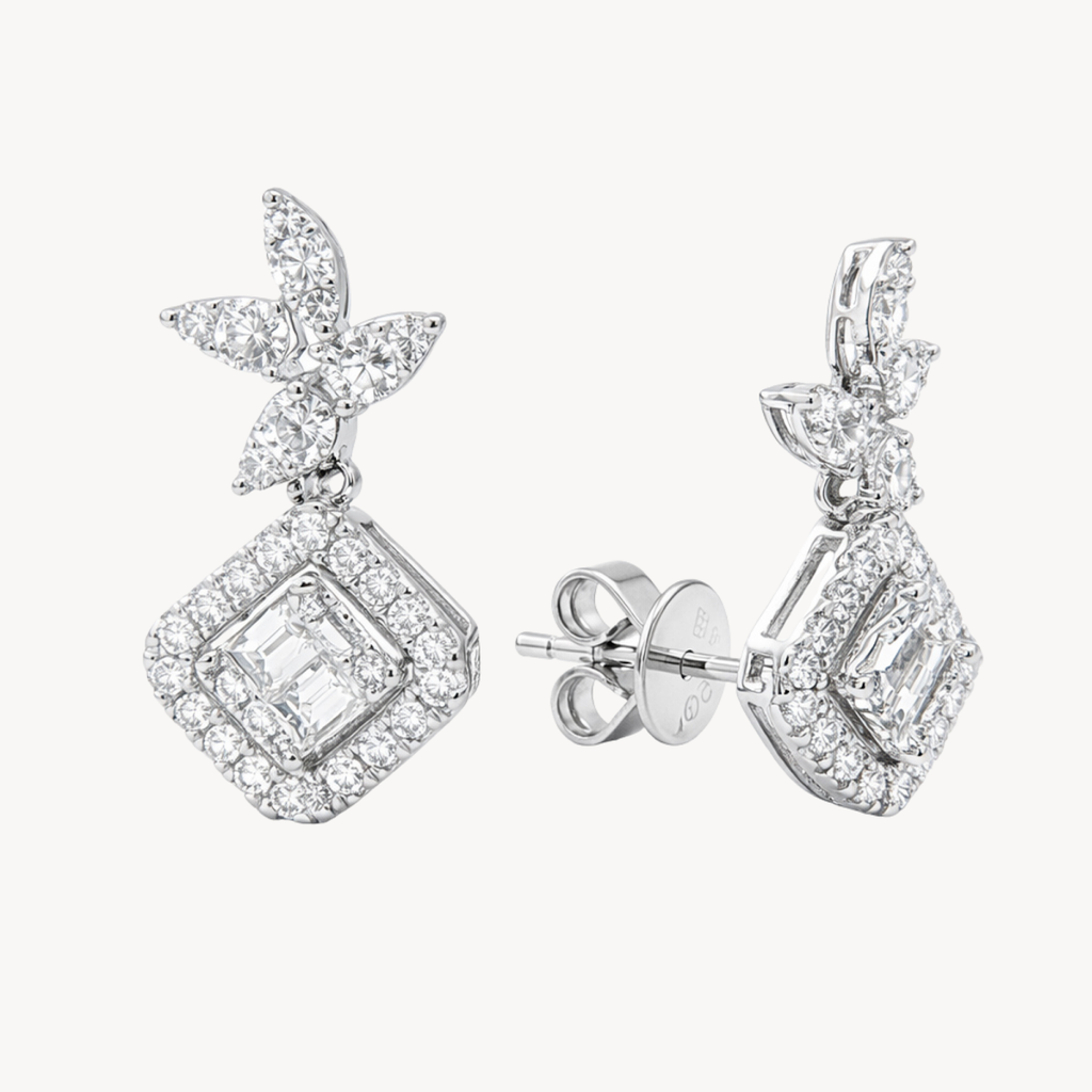Regal Diamond Earring