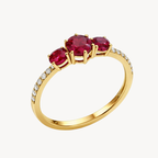 Pristine Diamond & Ruby Ring