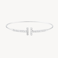 Cross Diamond Flex Bangle