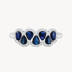 Splendid Sapphire & Diamond Ring