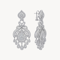 Classic Diamond Chandelier Drop Earrings