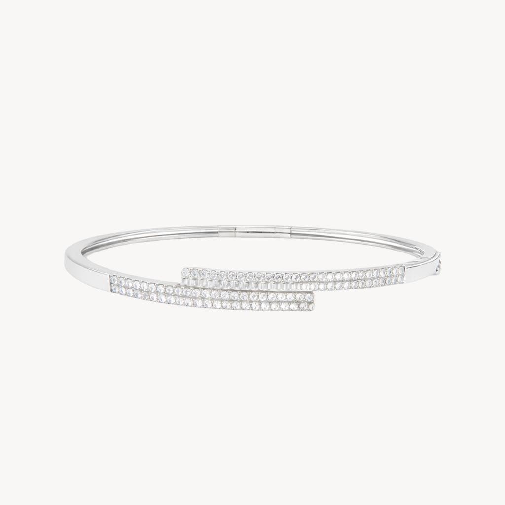 Petite Diamond & Tanzanite Bangle